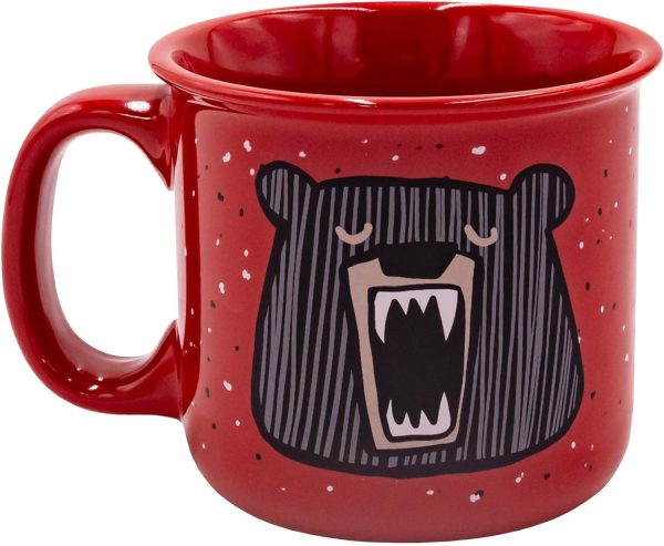 Novelty Mugs, Funny Gift Mug for Family, Friends, or Coworkers in your Office, Camping (Don't Wake The Bear)
